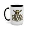 Creek Pirate coffee mug from CreekPirate.com