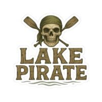 Lake Pirate Kiss-Cut Stickers - Fun Waterproof Decals for Adventure Lovers