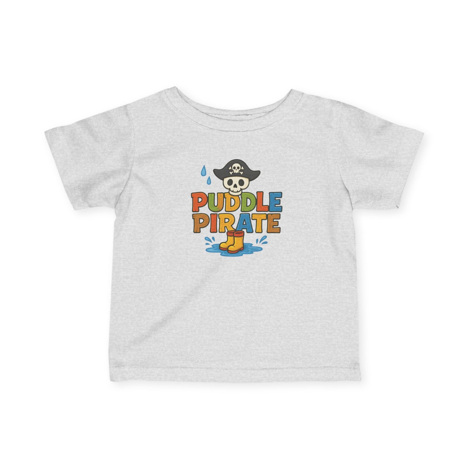 Puddle Pirate Infant Tee - Fun & Playful Toddler Shirt - Image 3
