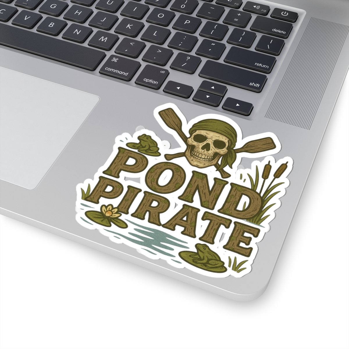Pond Pirate Kiss-Cut Stickers - Fun Waterproof Decals for Adventure Lovers - Image 5