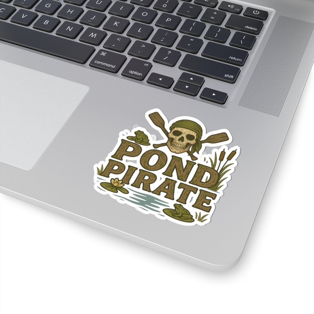 Pond Pirate Kiss-Cut Stickers - Fun Waterproof Decals for Adventure Lovers - Image 2