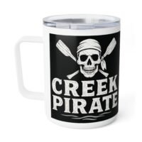 Creek Pirate Insulated Coffee Mug - 10oz Adventure Gear for Outdoorsy Coffee Lovers