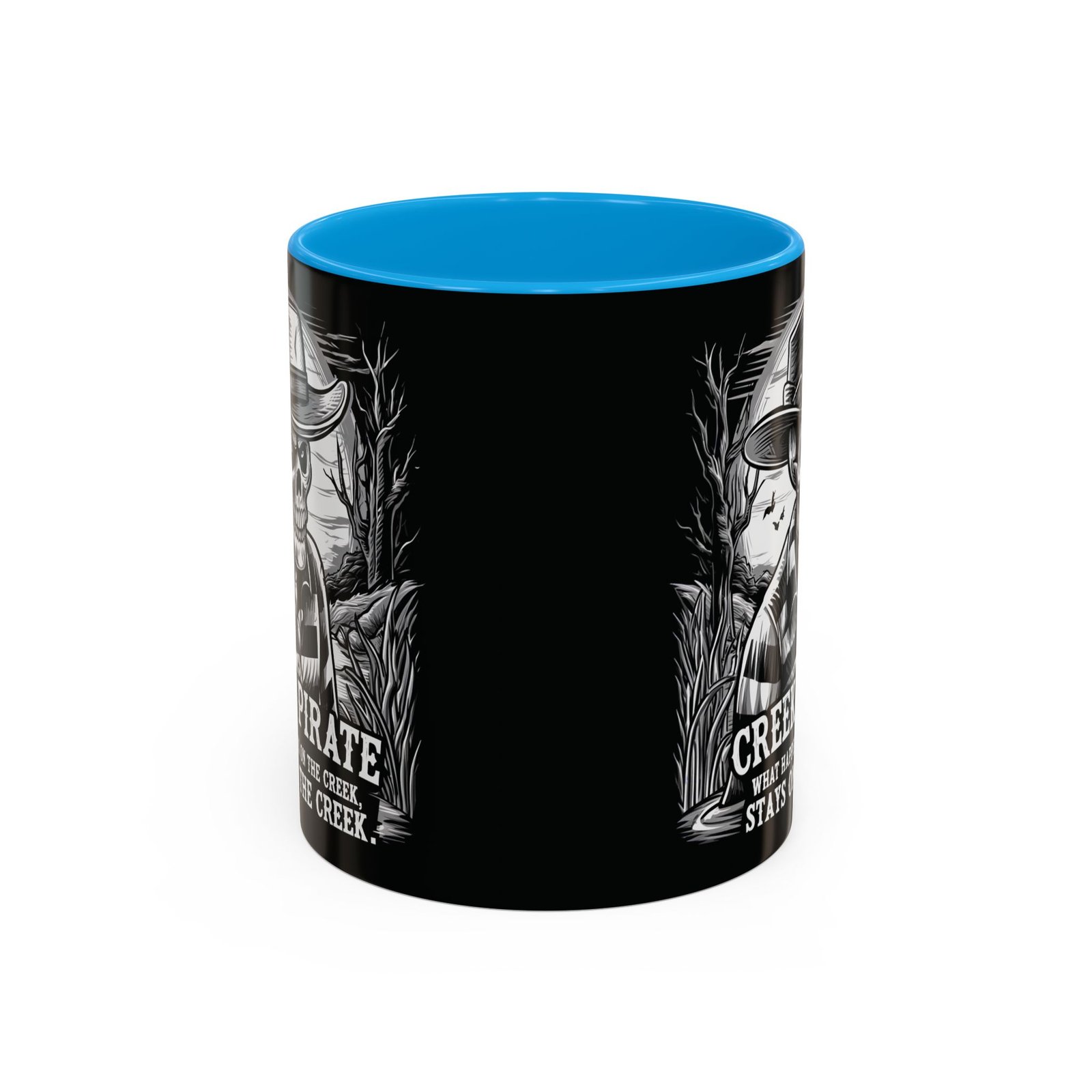 Coffee Mug - Creek Pirate Skeleton - What Happens on the Creek Stays on the Creek - 11oz or 15oz - Cup - Image 23