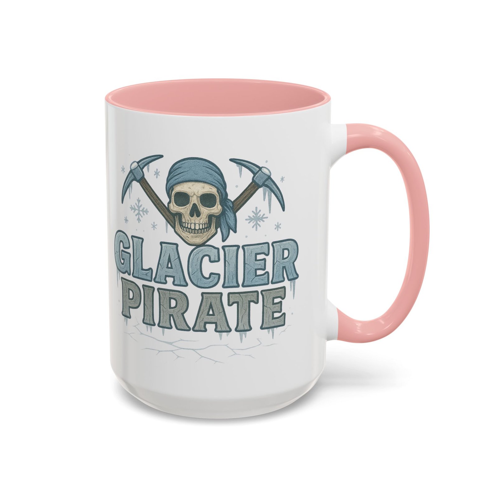 Accent Coffee Mug - 11 oz Or 15 oz - Glacier Pirate Skull - Cup - Choice of Colors - Image 16