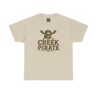 T-Shirt - Creek Pirate Skull - Canoeing Boating - Summer - Unisex Tee