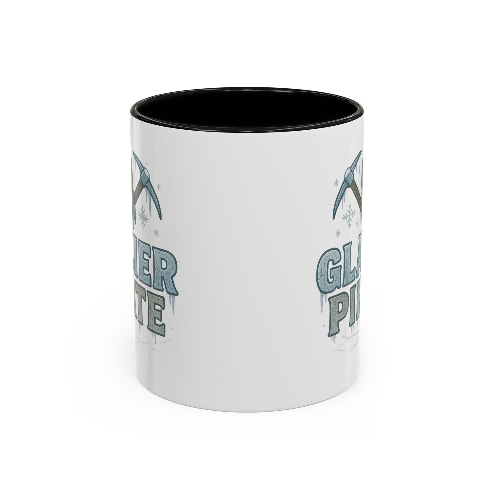 Accent Coffee Mug - 11 oz Or 15 oz - Glacier Pirate Skull - Cup - Choice of Colors - Image 3