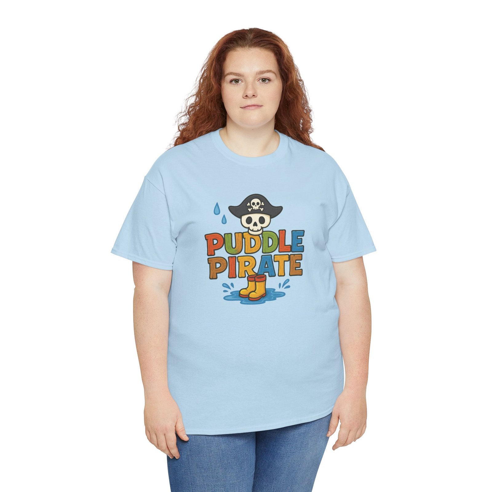 T-Shirt - Puddle Pirate Skull - Canoeing Boating - Summer - Unisex Tee - Image 9