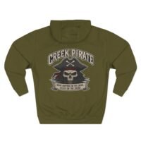 Creek Pirate Skull Hoodie - "What Happens on the Creek, Stays on the Creek" Fleece Pullover